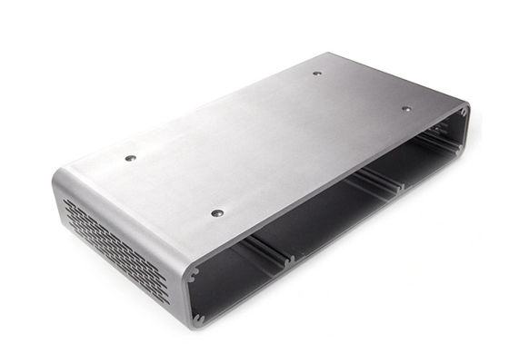 Customized Audio Amplifier RoHS Extruded Aluminum Enclosure Box