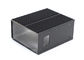 Cover / Enclosure Extruded Aluminum Extrusions For Electronics In Black