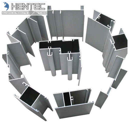 A seção de alumínio personalizada para a construção da janela de deslizamento, pulveriza perfil de alumínio revestido