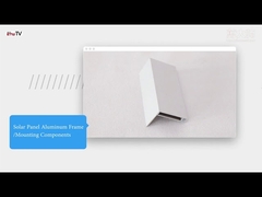 Anodizados 6063 Perfis industriais de alumínio extrudido