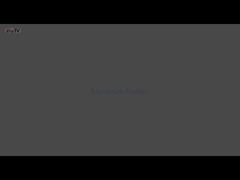 Perfis de alumínio extrudido industrial / linha de montagem, dissipador de calor, gabinete elétrico