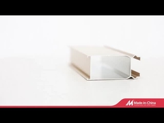 Perfis de alumínio extrudidos personalizados, revestimento em pó de alumínio