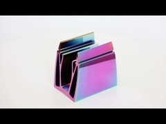 10 mm - 250 mm Perfil de alumínio industrial polido, Perfis de alumínio arquitectónico