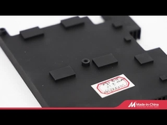 Quadro de alumínio anodizado prateado / preto Painel solar Quadro de alumínio com corte / punção