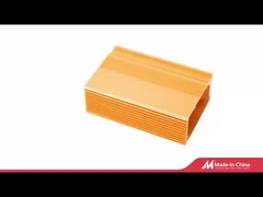 Anodizante Brilhante Perfis de Extrusão de Alumínio Industrial Processamento CNC personalizado