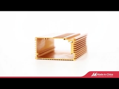 6063t6 Profil de alumínio industrial anodizado Concha de cilindro / Concha elétrica