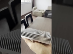 Perfis de extrusão de dissipadores de calor anodizados naturais para luz / máquina LED