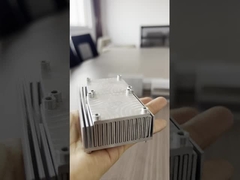 6005 Extrusão de alumínio anodizado acabado para usinagem de dissipadores de calor