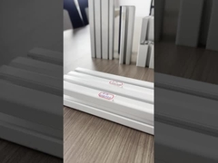 Linha de montagem de extrusões de alumínio 6063 anodizado personalizado