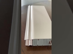 Concha cilíndrica de alumínio extrudida por electroforese, 6061 Extrusão de cauda de pombos de alumínio