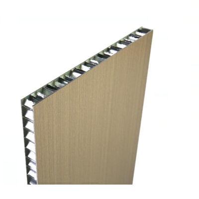 PVDF Electrophoresis Wooden Grain Fireproof B1 Light Weight Aluminum Core Composite Panel for Exterior Cladding