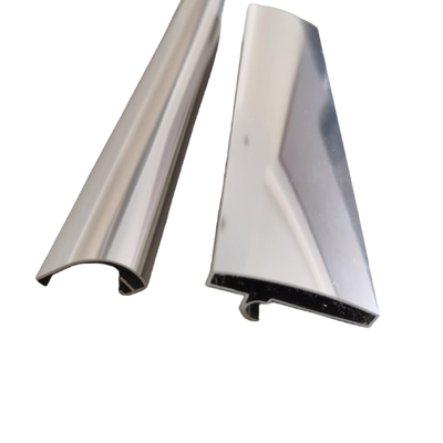 6061 T5 Mirror Polished Anodized Aluminum Extrusion Customized