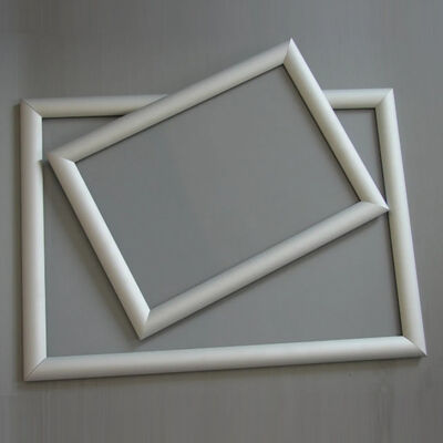 A4 Black Aluminium Snap Frame Wall Mounted Advertising Poster Frame
