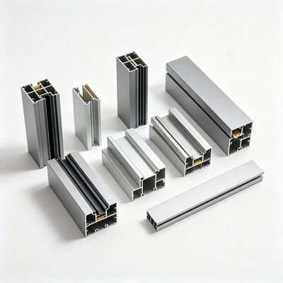 Customized 6063 T5 Aluminum Extrusion Profiles with Anodizing for Windows Doors and Curtain Wall Systems