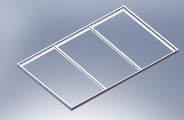 Telhe o preto de alumínio 40*40mm da beira do quadro de painel 6063-T5 solar