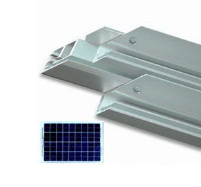 Bronze de alumínio anodizado prateado 35*35mm do cetim do espaço livre do quadro de painel solar