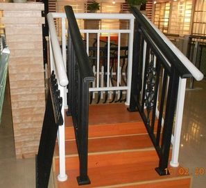 Trilhos de alumínio da mão da extrusão/trilhos de alumínio da plataforma para decorativo