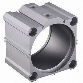 O moinho finihsed o cilindro de alumínio industrial Shell do perfil 6063 com fazer à máquina do CNC