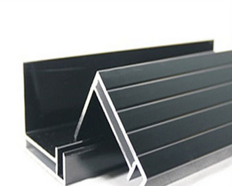 Padrão europeu de alumínio anodizado preto/prateado de quadro de painel solar