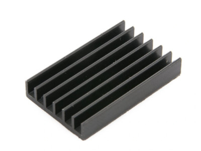 O preto anodizou perfis expulsos do dissipador de calor escovou o dissipador de calor de superfície 6061