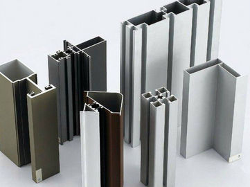 Perfis de alumínio anodizados da porta, quadros de alumínio da porta e de janela do padrão europeu