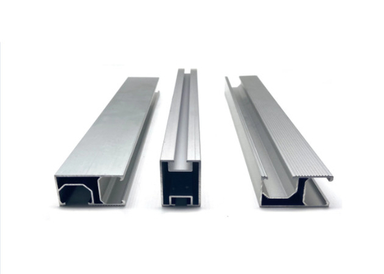 Trilho de alumínio industrial anodizado do perfil para o sistema de montagem solar