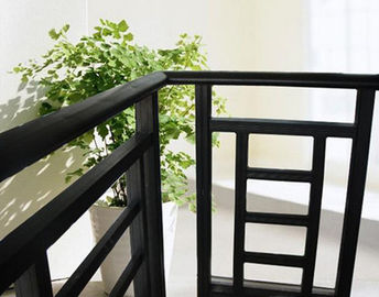 Trilhos de alumínio da escada para escadas, revestimento do pó/trilhos exteriores de alumínio de anodização da mão