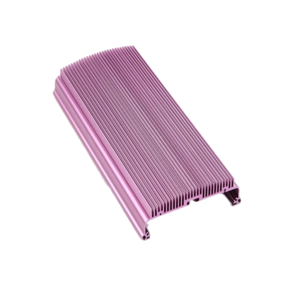 Máquinas de CNC personalizadas 6063 Perfis de extrusão de aquecedores de alumínio anodizados
