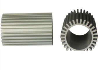 Perfil de alumínio industrial anodizado prateado, dissipador de calor de alumínio/radiador de alumínio