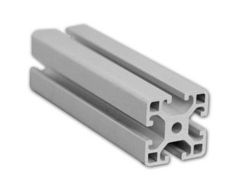 Revestido Electrophoretic T-entalhado do perfil de alumínio industrial para o corte de dobra