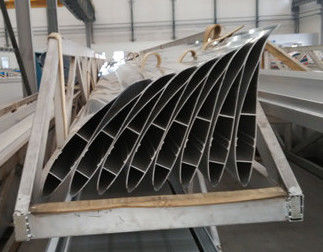 O pó pintado/anodizou o perfil industrial da pá do ventilador/lâmina refrigerando industrial