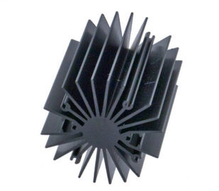Perfis de alumínio do dissipador de calor da anodização preta/perfis do dissipador de calor para a luz conduzida