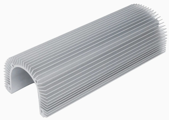Perfis de extrusão de dissipadores de calor anodizados naturais para luz / máquina LED