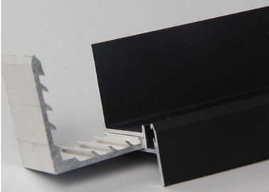 Quadro de painel solar de alumínio anodizado preto, quadro de alumínio da extrusão do OEM para células solares