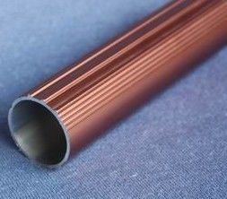 Tubo de alumínio anodizado T6061 redondo, tubulação de alumínio escovada revestida do pulverizador de pó
