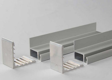 Quadro de alumínio anodizado prateado 6063 do painel solar/6061 com corte/perfuração