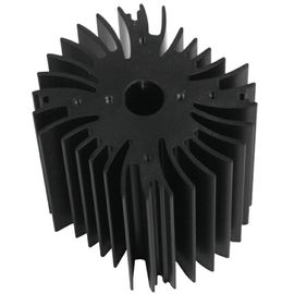 A extrusão de alumínio de bronze do dissipador de calor do refrigerador do caderno da perfuração perfila industrial com fazer à máquina do CNC