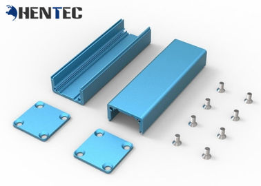 O azul brilhante que anodiza o cerco de alumínio expulso 6063/6061/6005 molha a prova