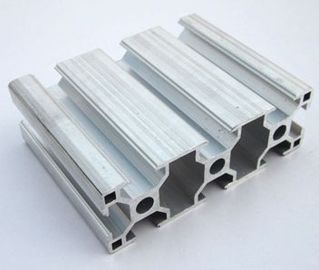6005 / 6063 T5 expulsaram a moldação de alumínio, cadeia de fabricação perfil para as peças eletromecânicas