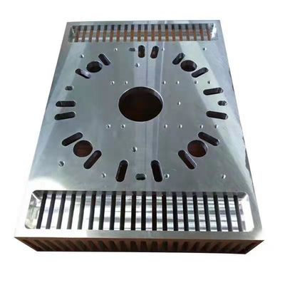 T66 anodizou perfis de alumínio fazendo à máquina da extrusão do dissipador de calor do CNC