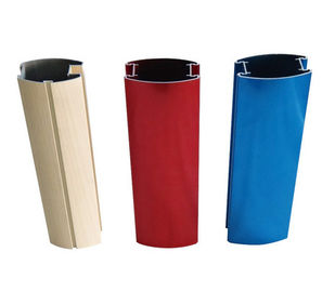 A extrusão anodizada da janela de alumínio perfila T4/T5/T6/T66 colorida