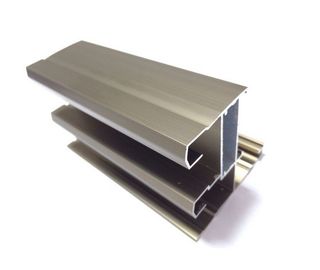 Champagne anodizou os perfis de alumínio da extrusão com 6063-T5/6060-T5