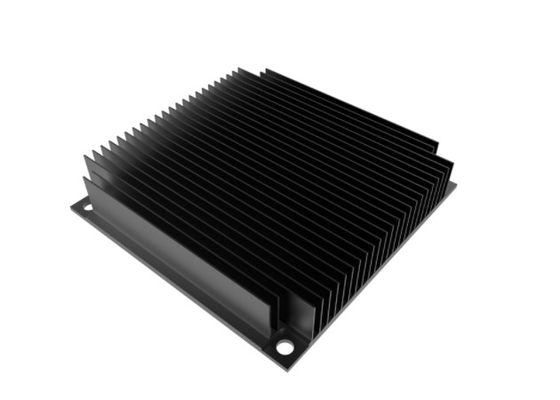 O preto anodizou o dissipador de calor expulso perfila 6005 T66 para o computador industrial