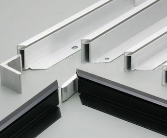Anodize os perfis de alumínio da extrusão 6063 T5 para o quadro de painel solar